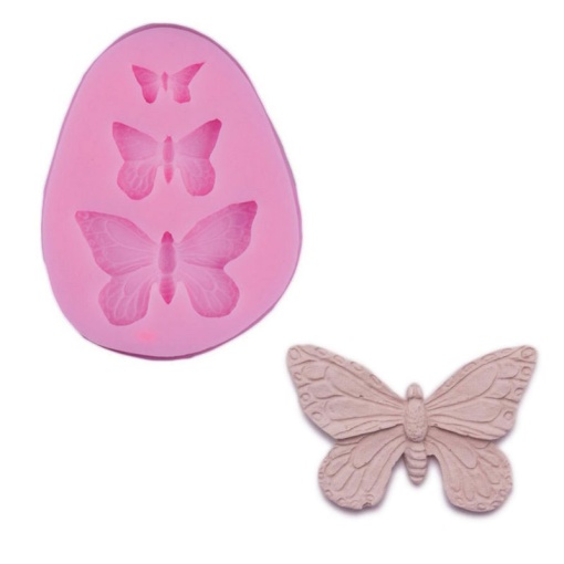 Molde de silicone borboletas STAFIL