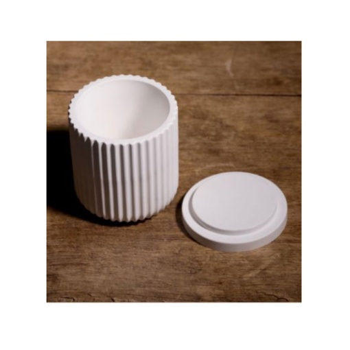 Molde de silicone para gesso caixa com tampa 8,5x7cm Hobby Fun