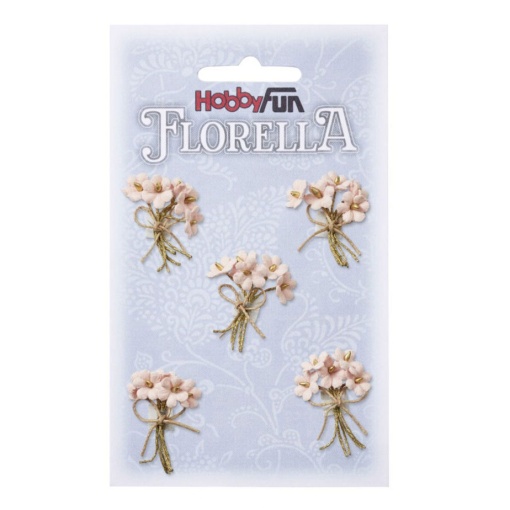 Flor de Papel 3cm rosa Hobby Fun Florella