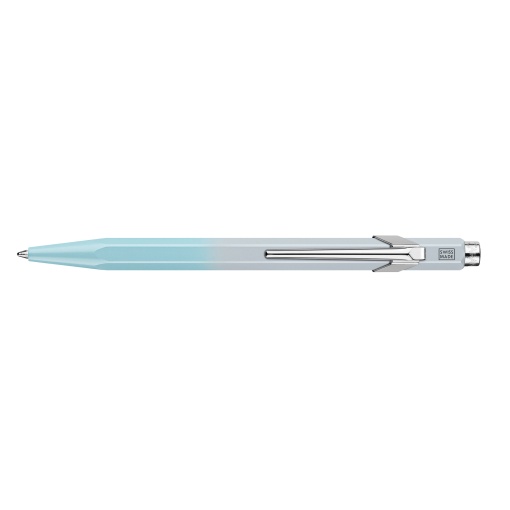 Caran d'Ache Blue Lagoon ballpoint pen and 0.5mm mechanical pencil set