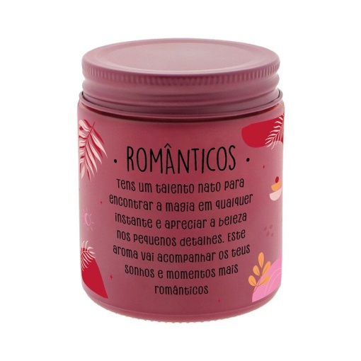 Vela Aromática AROMAME Characters "Românticos" Vermelho 160g