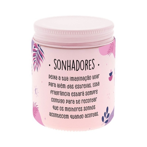 Vela Aromática AROMAME Characters "Sonhadores" Rosa 160g