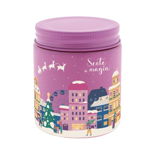 Vela Aromática AROMAME Magic Winter "Sente a Magia Púrpura" 160g