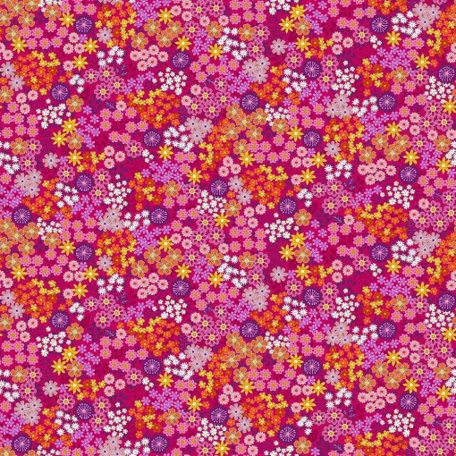 Tecido MAKOWER Revival Meadow Pink 1x1,12m