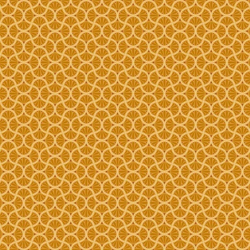 Tecido MAKOWER Revival Palm Yellow 1x1,12m