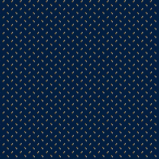 Tecido MAKOWER Indigo Cheddar II Kites Indigo 1x1,12m