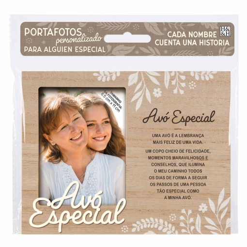 Moldura de madeira "Avô especial" 18x14cm