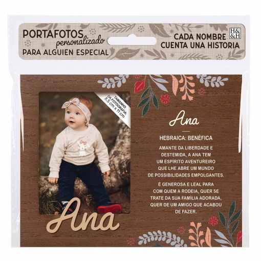 Moldura de madeira "Ana" 18x14cm