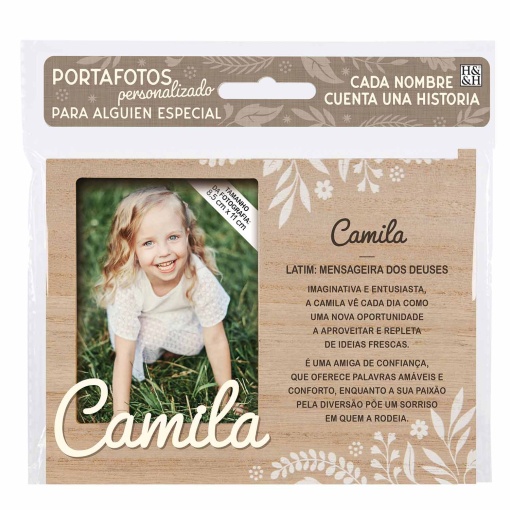 Moldura de madeira "Camila" 18x14cm