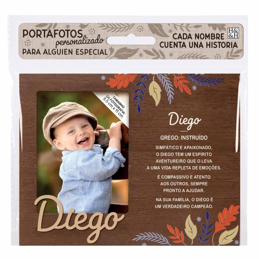 Moldura de madeira "Diego" 18x14cm
