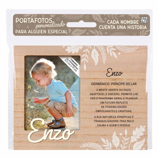 Moldura de madeira "Enzo" 18x14cm