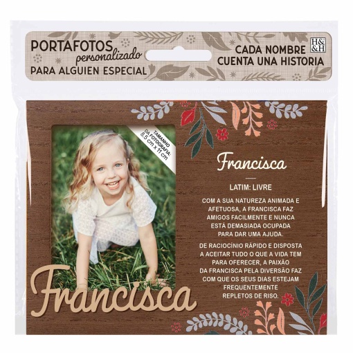 Moldura de madeira "Francisca" 18x14cm