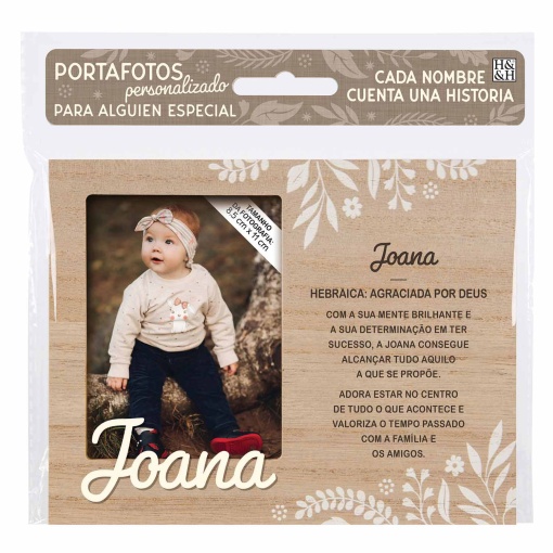 Moldura de madeira "Joana" 18x14cm