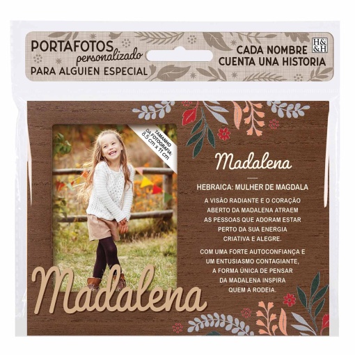 Moldura de madeira "Madalena" 18x14cm
