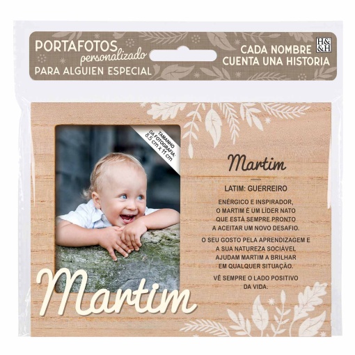 Moldura de madeira "Martim" 18x14cm