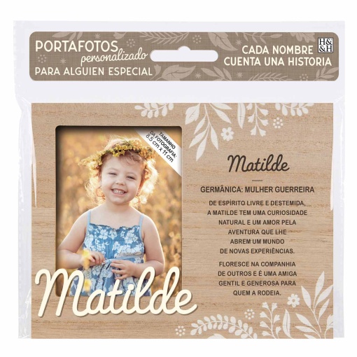 Moldura de madeira "Matilde" 18x14cm