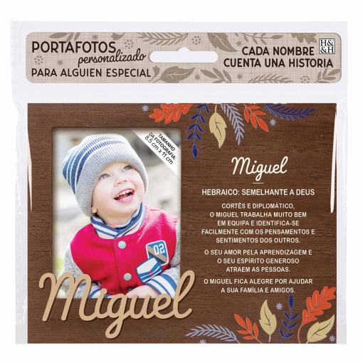 Moldura de madeira "Miguel" 18x14cm