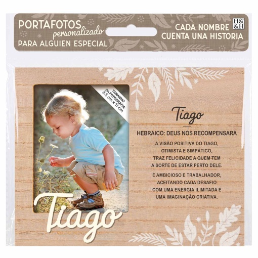 Moldura de madeira "Tiago" 18x14cm