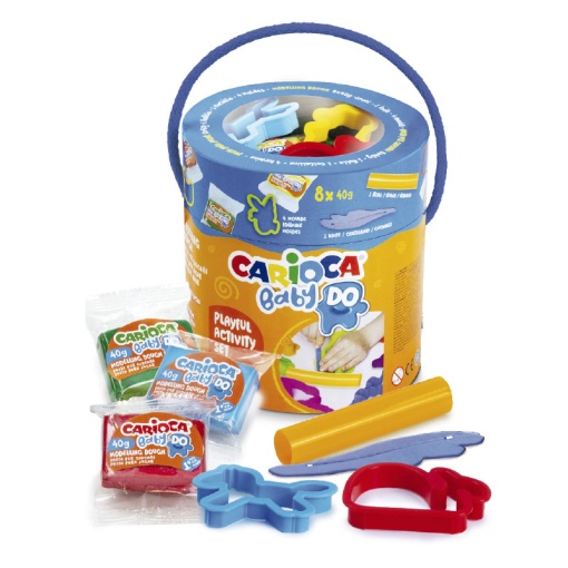 Plasticina CARIOCA Baby (8x40ml) + Acessórios