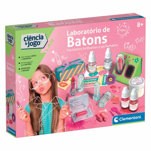 Laboratório de Batons CLEMENTONI Ciência & Jogo Lab