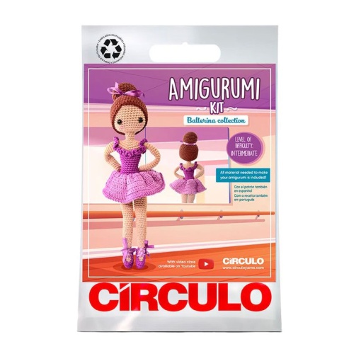 Kit de crochet CÍRCULO Amigurumi bailarinas - Alana 2