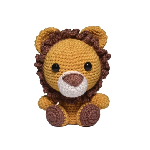 Kit de crochet CÍRCULO Amigurumi safari - leão 5