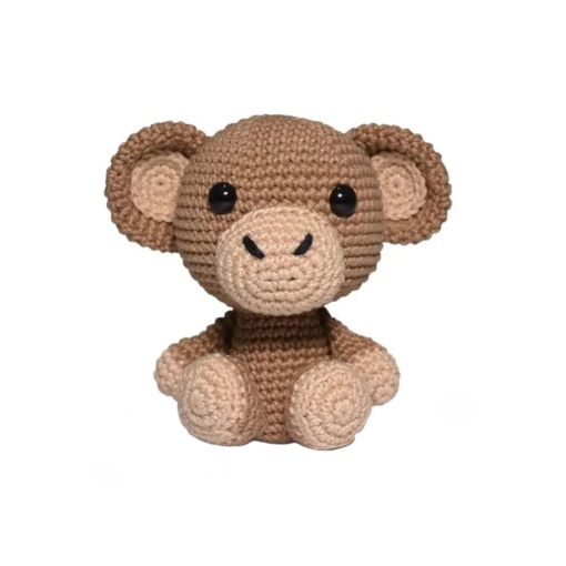 Kit de crochet CÍRCULO Amigurumi safari - macaco 2