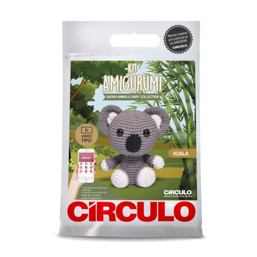 Kit de crochet CÍRCULO Amigurumi safari - coala 3
