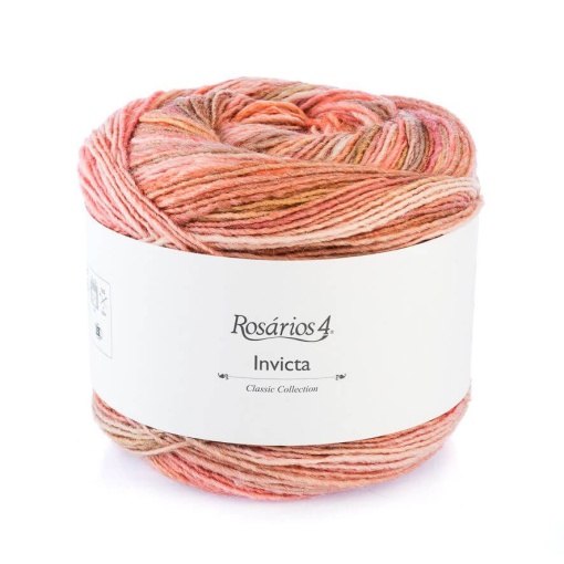 Fio de Tricot Rosários 4 Invicta 150g Coral 53
