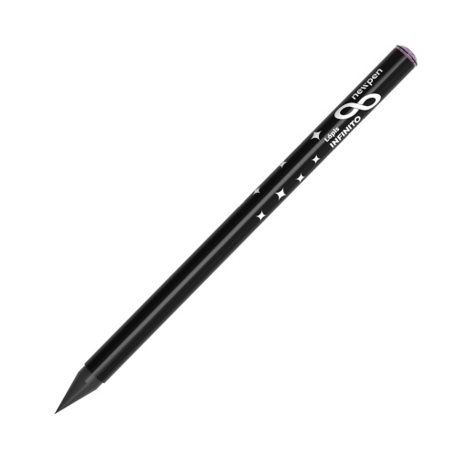 Lápis Infinito NEWPEN Diamante HB Nº 2 Preto com Lilás