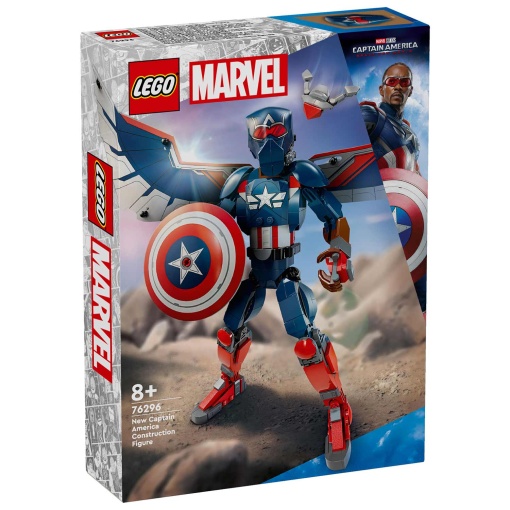LEGO MARVEL Figura de Construção do Novo Capitão América 76296