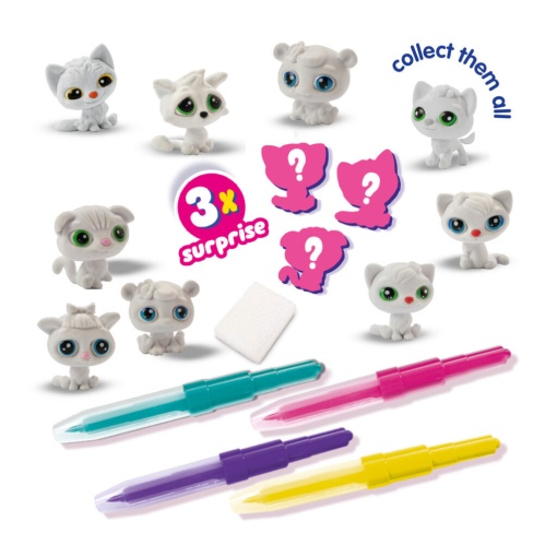 Canetas de Sopro Gatinhos Surpresa SES CREATIVE Hobby