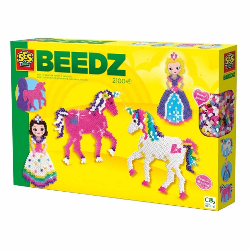 Missangas - Unicórnios e Princesas SES CREATIVE Beedz (2100 unidades)