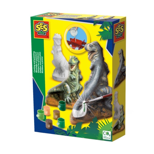 Moldar e pintar - T-rex SES CREATIVE Hobby