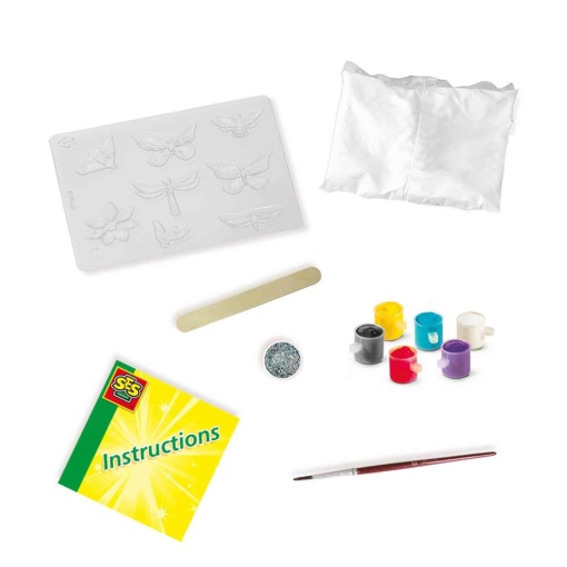 Moldar e pintar - Borboletas Glitter SES CREATIVE Hobby