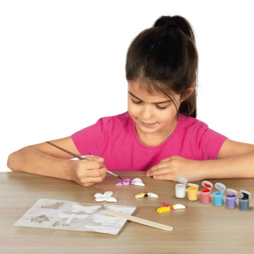 Moldar e pintar - Borboletas Glitter SES CREATIVE Hobby
