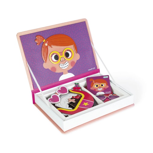 Magneti' Book Girl's Crazy Faces JANOD