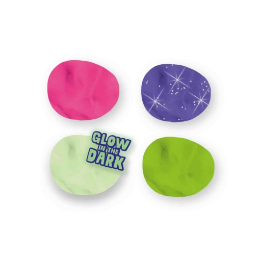 Plasticina Feel Good Glow (4x90g) SES CREATIVE Dough