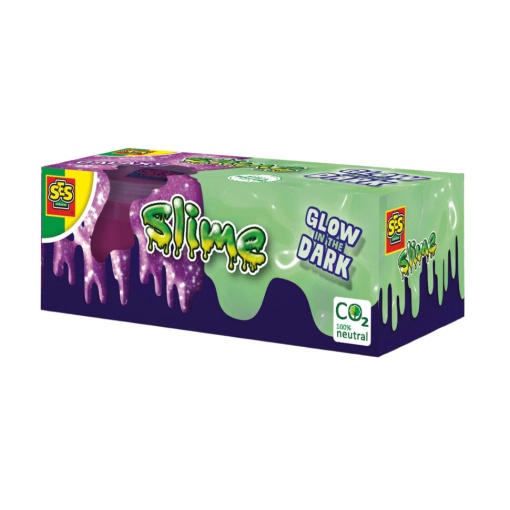SLIME Glow In The Dark 2x120g SES CREATIVE