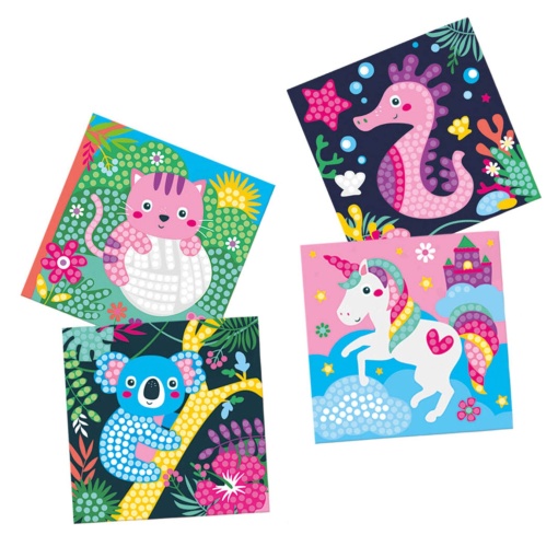 Pintar com Diamantes - Animais Felizes SES CREATIVE Hobby