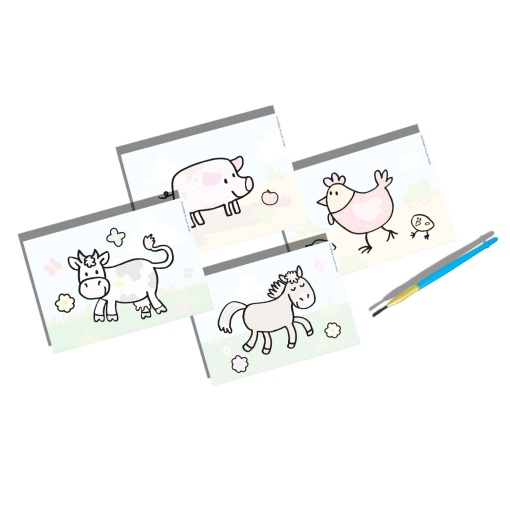 Pintar com Água - Animais da Quinta SES CREATIVE My First