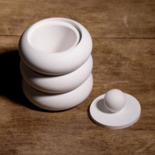 Molde de silicone para gesso caixa com tampa 10,5x8cm Hobby Fun