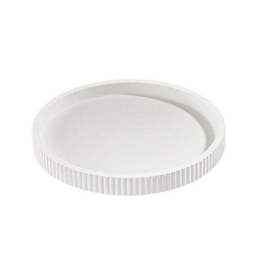 Molde de silicone para gesso prato 21x2,5cm Hobby Fun