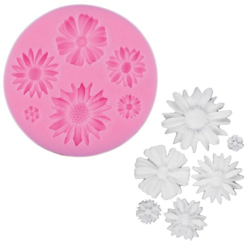 Molde de silicone margaridas STAFIL