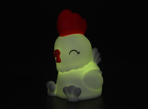Luz de Presença Mini Galo Branco