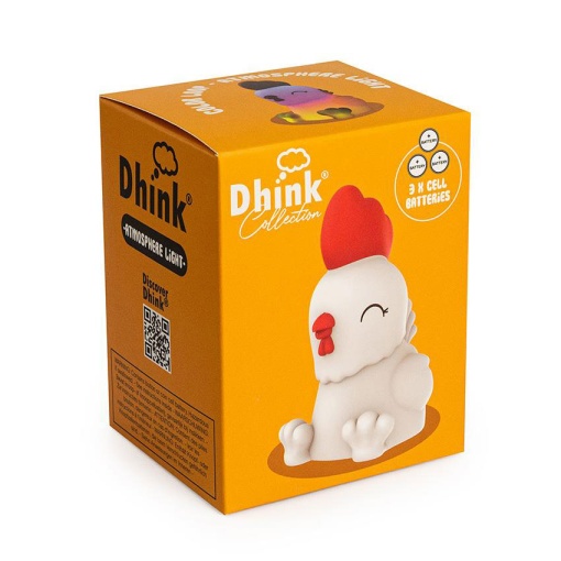 Luz de Presença Mini Galo Branco