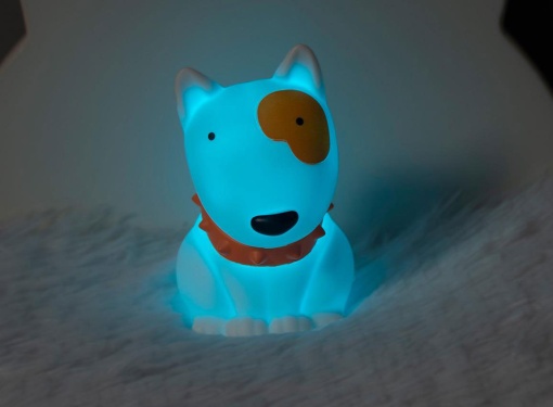 Luz de Presença Mini Cão Branco