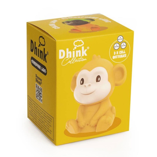Luz de Presença Mini Macaco Amarelo