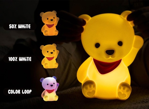 Luz de Presença Urso Amarelo