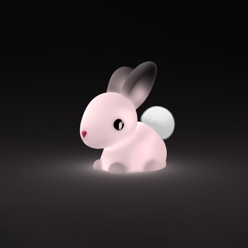 Luz de Presença Coelho Rosa